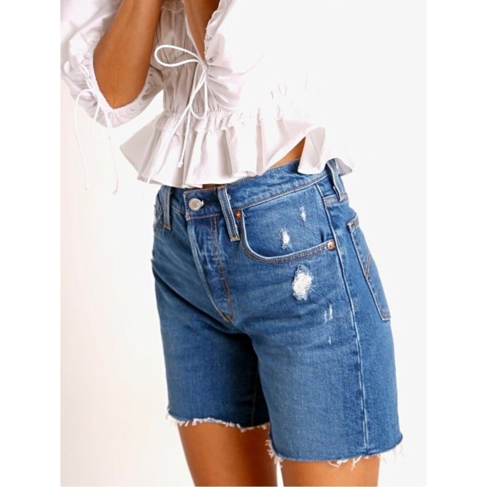 Levi's Premium 501 Cutoff Jean Shorts Size 24
